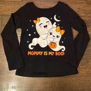 Toddler girls 4T black Halloween shirt ghosts mommy children’s place